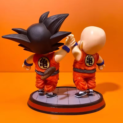 Anime Dragon Ball Z Kids Goku Figure Kuririn Son Goku 14CM PVC Action Figures Co