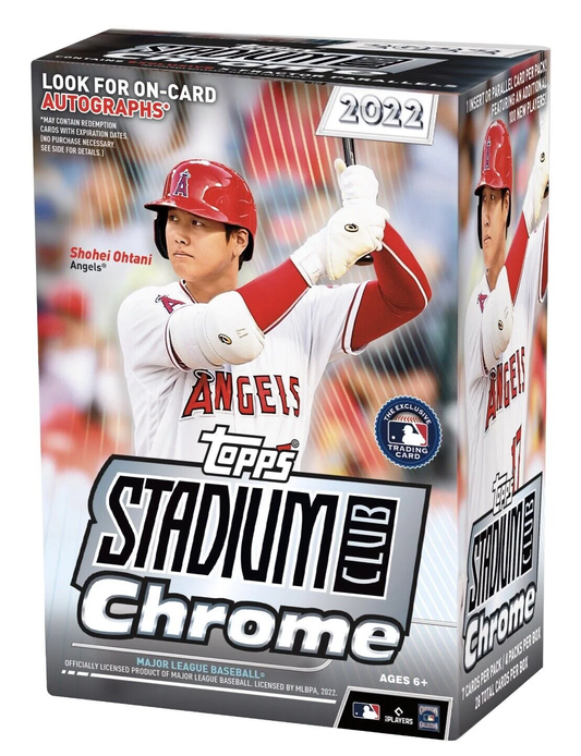 22  STADIUM CLUB CHROME BASEBALL VALUE BOX