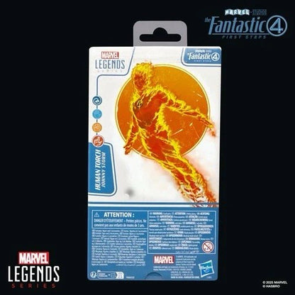 IN HAND!! Marvel Legends Fantastic Four First Steps HUMAN TORCH 6" Hasbro Figure