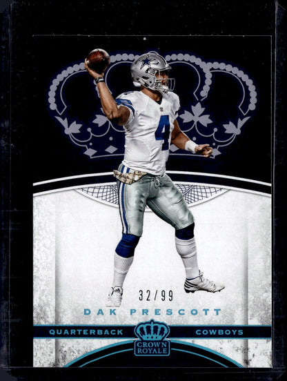 2017 Panini Preferred - Crown Royale #61 Dak Prescott (Blue) /99