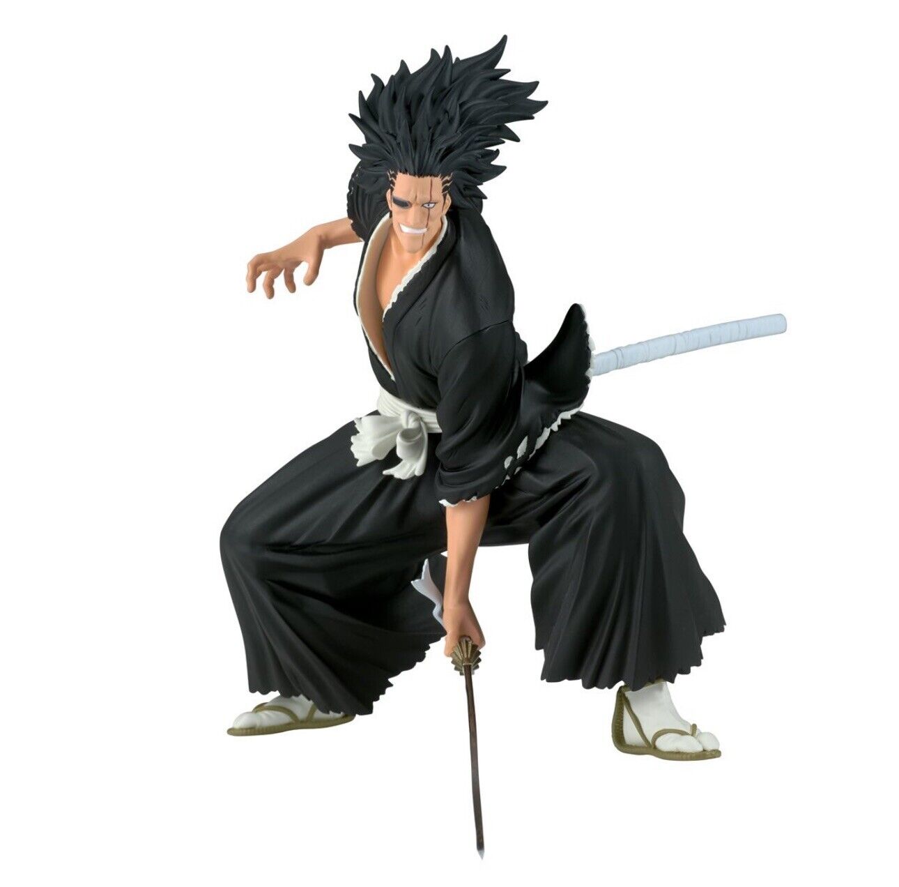 Kenpachi Zaraki Vibration Stars Figure Bleach Statue Banpresto Bandai
