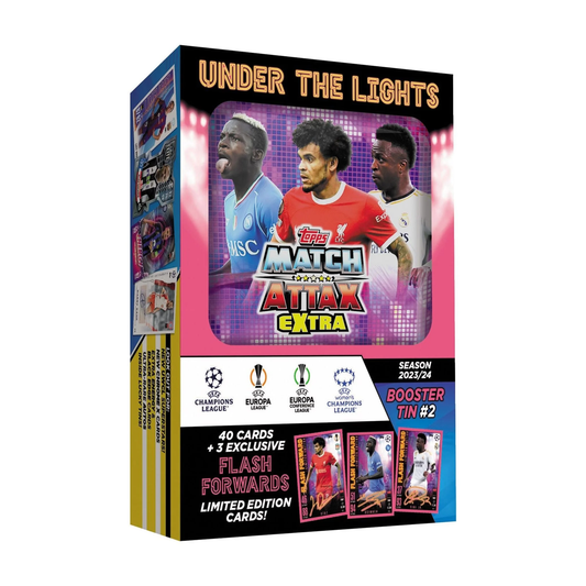 2023-24  Match Attax Extra Champions League Cards - Booster Mini Tin 2 Flash For