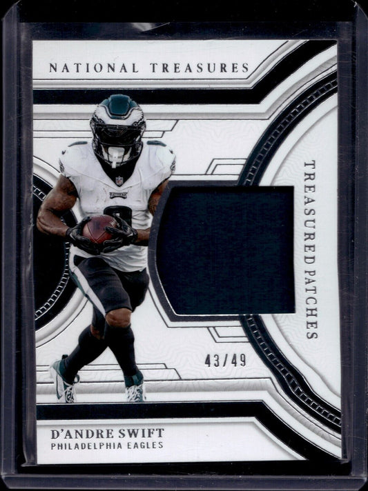 2023 National Treasures Treasured Patches D'andre Swift #TP-DSW /49