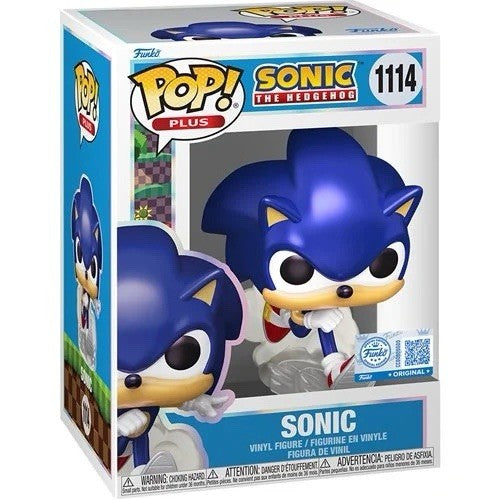 Sonic the Hedgehog (Pearl) Funko Pop! Figure Plus #1114 IN STOCK W Protector