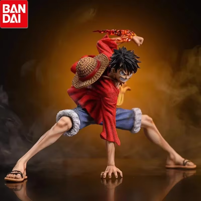 18Cm One Piece Luffy Figures Monkey D. Luffy Battle Style Action Figures Anime C