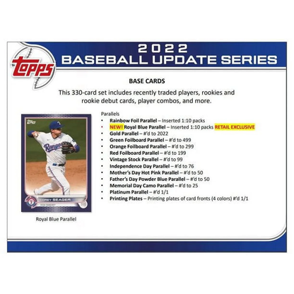 2022  Update Baseball Hanger Deck