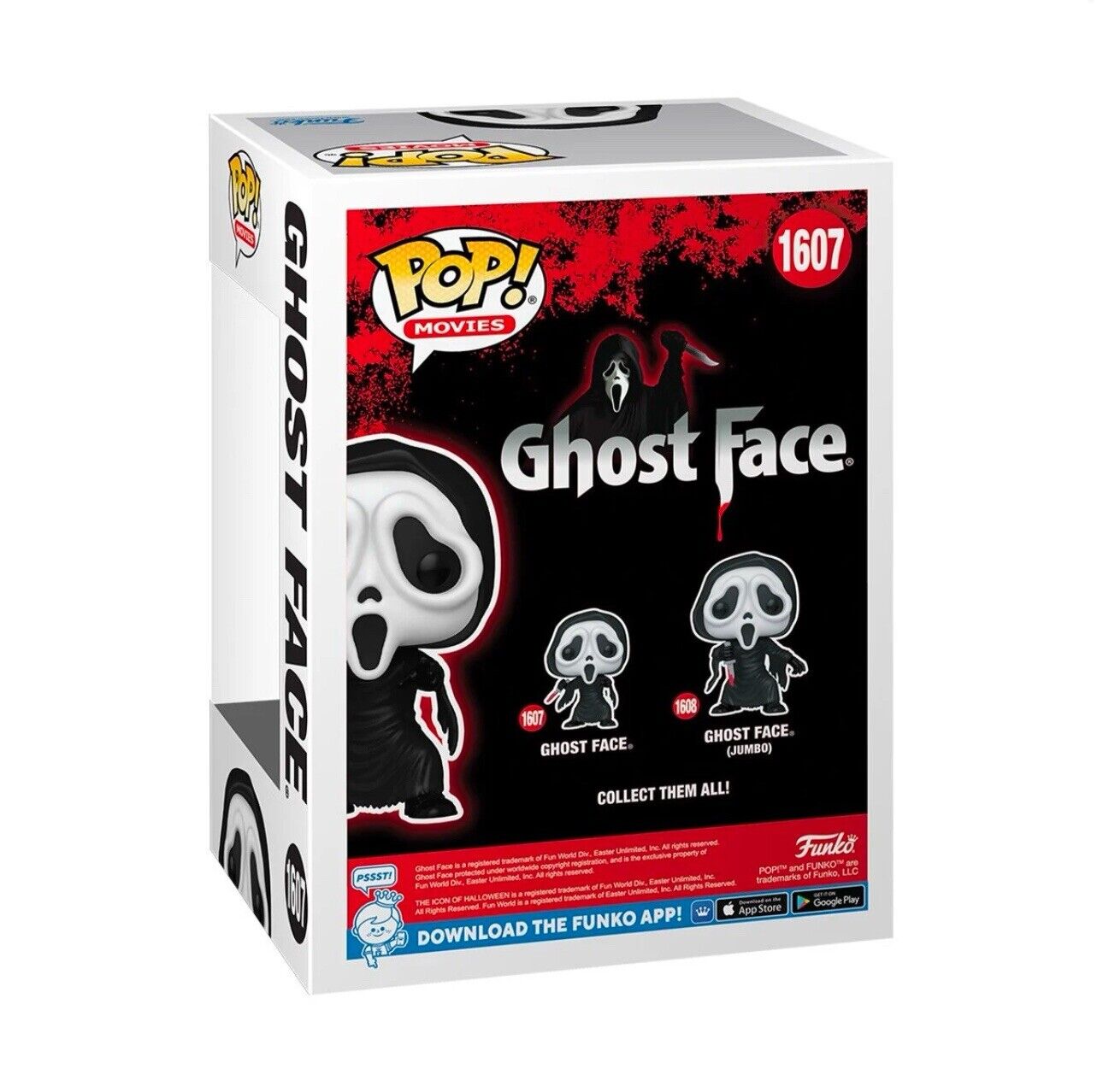 Funko Pop Ghost Face with Knife - Horror Vinyl Figure - #1607