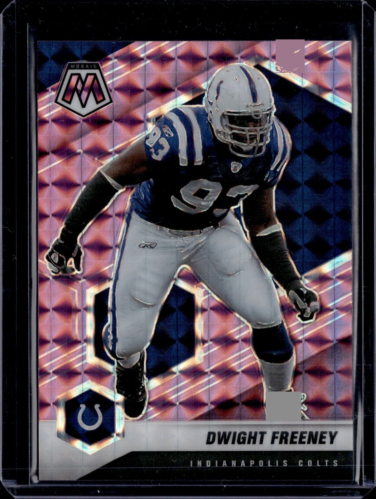 2021 Panini Mosaic - #92 Dwight Freeney [Purple Mosaic]