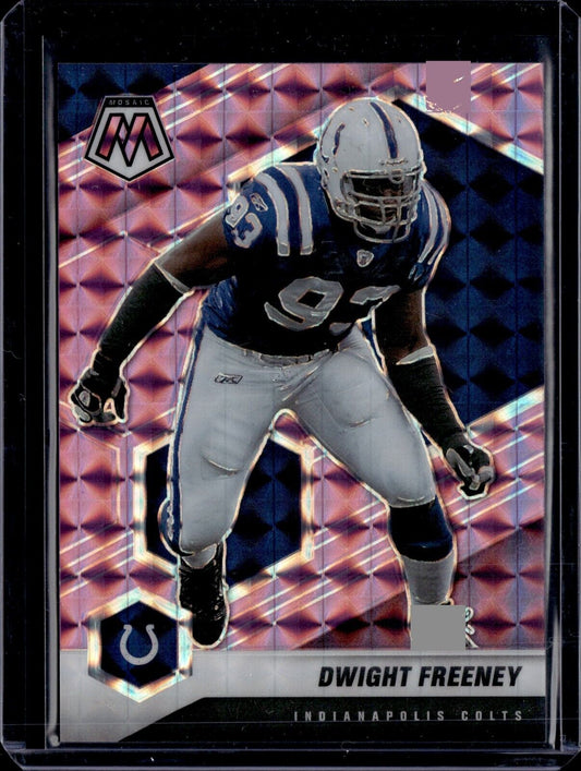 2021 Panini Mosaic - #92 Dwight Freeney [Purple Mosaic]