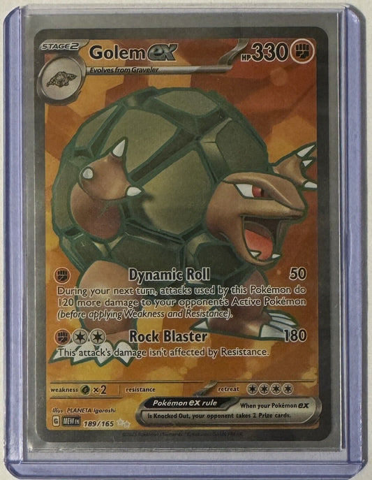 Pokémon TCG Golem ex Scarlet & Violet-151 189/165 Holo Ultra Rare