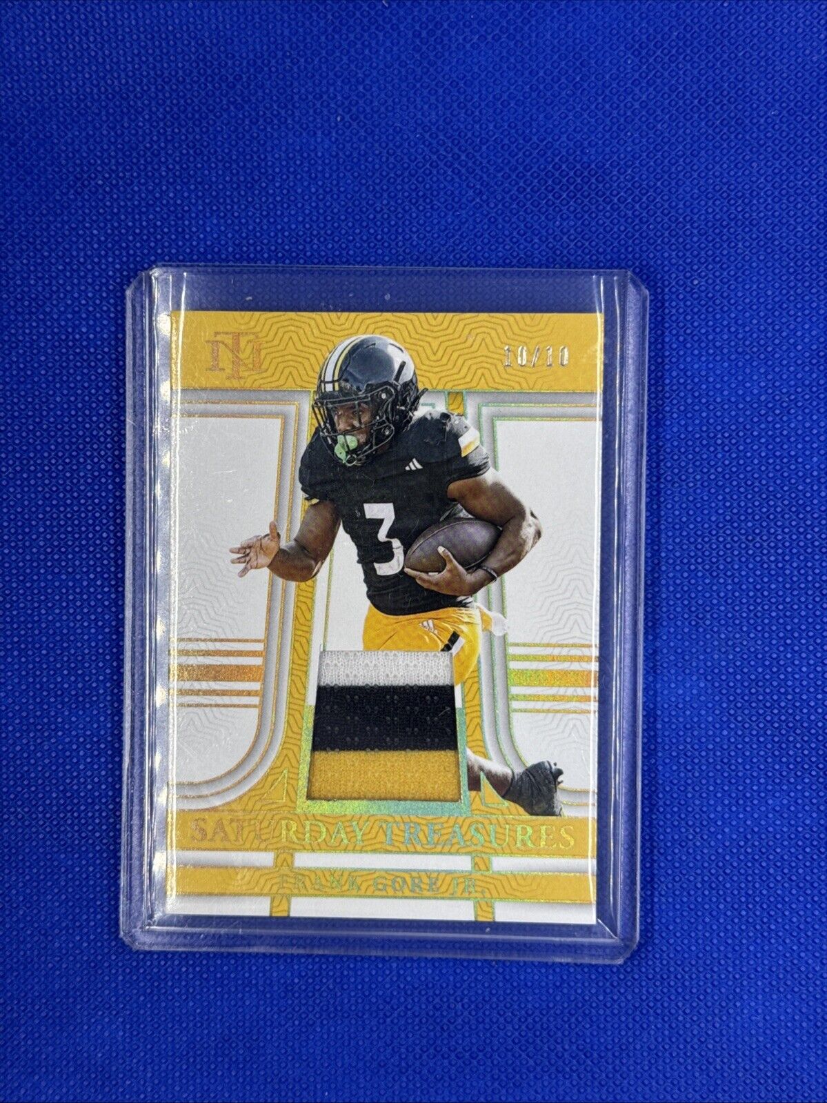 Panini National Treasures Collegiate - Frank Gore Jr. - Saturday Treasures 10/10