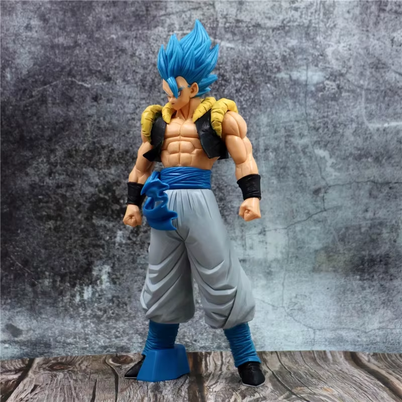 31CM Dragon Ball Z Super Saiyan Blue Gogeta Figure Toys Anime DBZ PVC Figurines 
