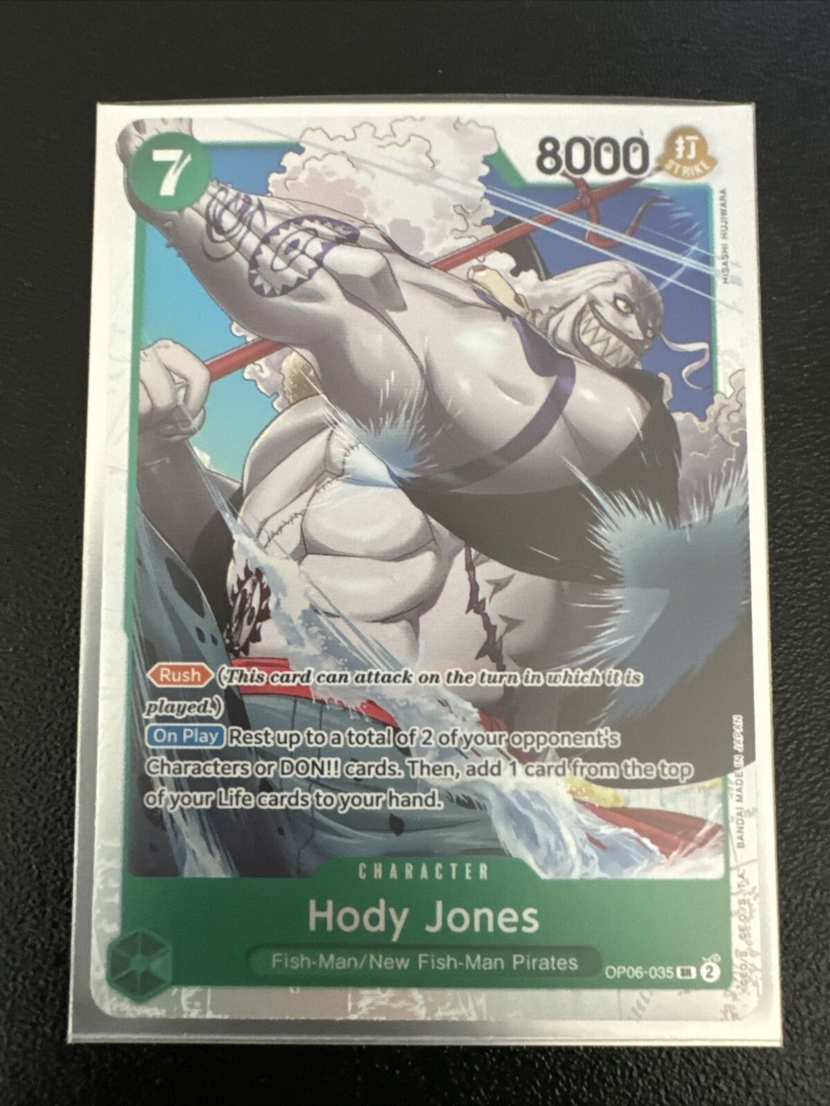 One Piece HODY JONES *Wings Of The Captain* ENGLISH ~ SR NM+