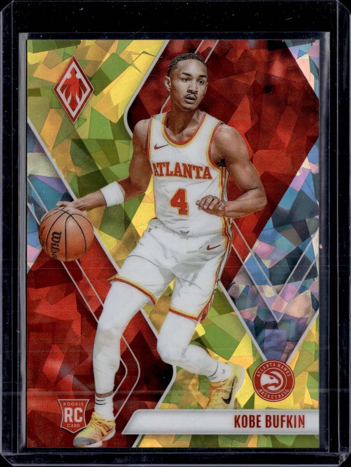 2023-24 Panini Phoenix - Rookies #284 Kobe Bufkin (RC) (Yellow Ice) /175
