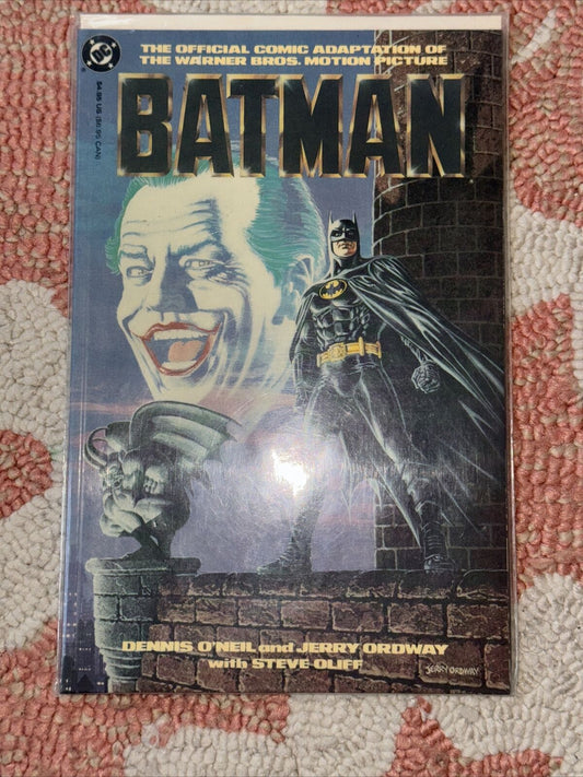 Batman The Movie Official COMIC Adaptation 1 - 1989 JOKER JACK NICHOLSON NM DC