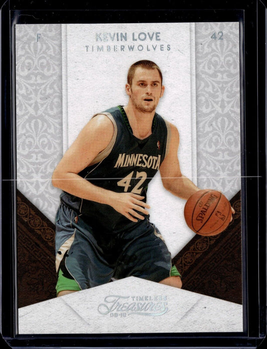 2009-10 Timeless Treasures Silver /25 Kevin Love #61