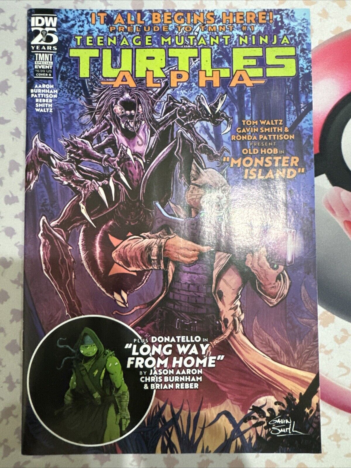 IDW Teenage Mutant Ninja Turtles Alpha CVR B by (CA) Gavin Smith (W) Jason Aaron