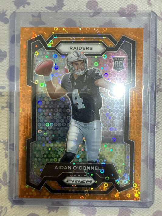 2023 Panini Prizm - Rookie Orange Disco Prizm #360 Aidan O'Connell (RC)