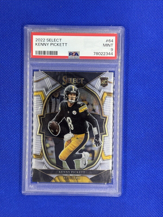 2022 Select Kenny Pickett Concourse Base Rookie #64 PSA 9 Mint
