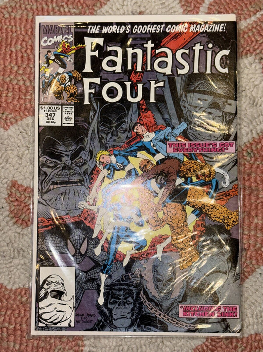 Fantastic Four #347 (Marvel Comics December 1990) High Grade 1st App Of New FF