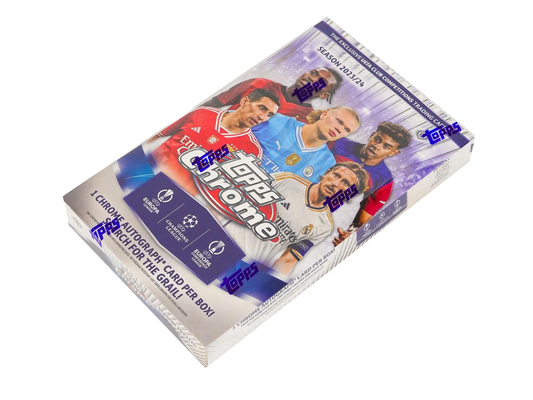 2023-24  Chrome UEFA Club Competitions Soccer Hobby Box