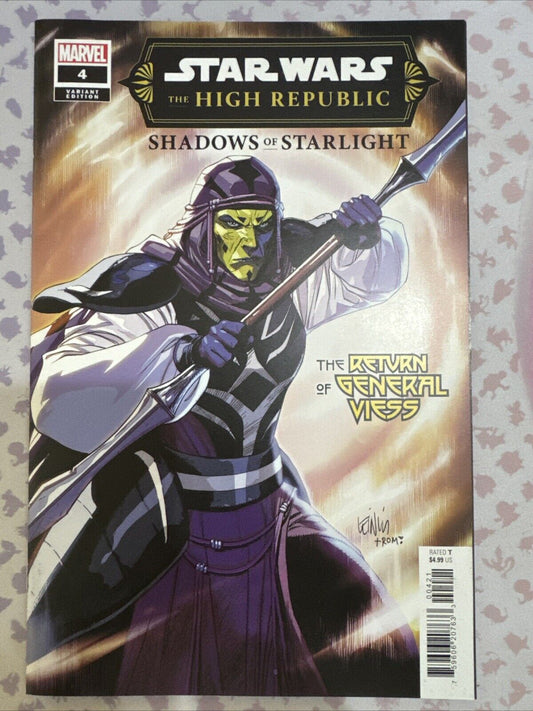 Star Wars High Republic Shadows of Starlight #4 Yu Variant Marvel 2023 VF/NM