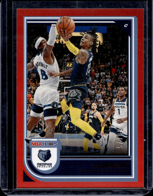 2022-23 Panini NBA Hoops - #133 Ja Morant /75 
