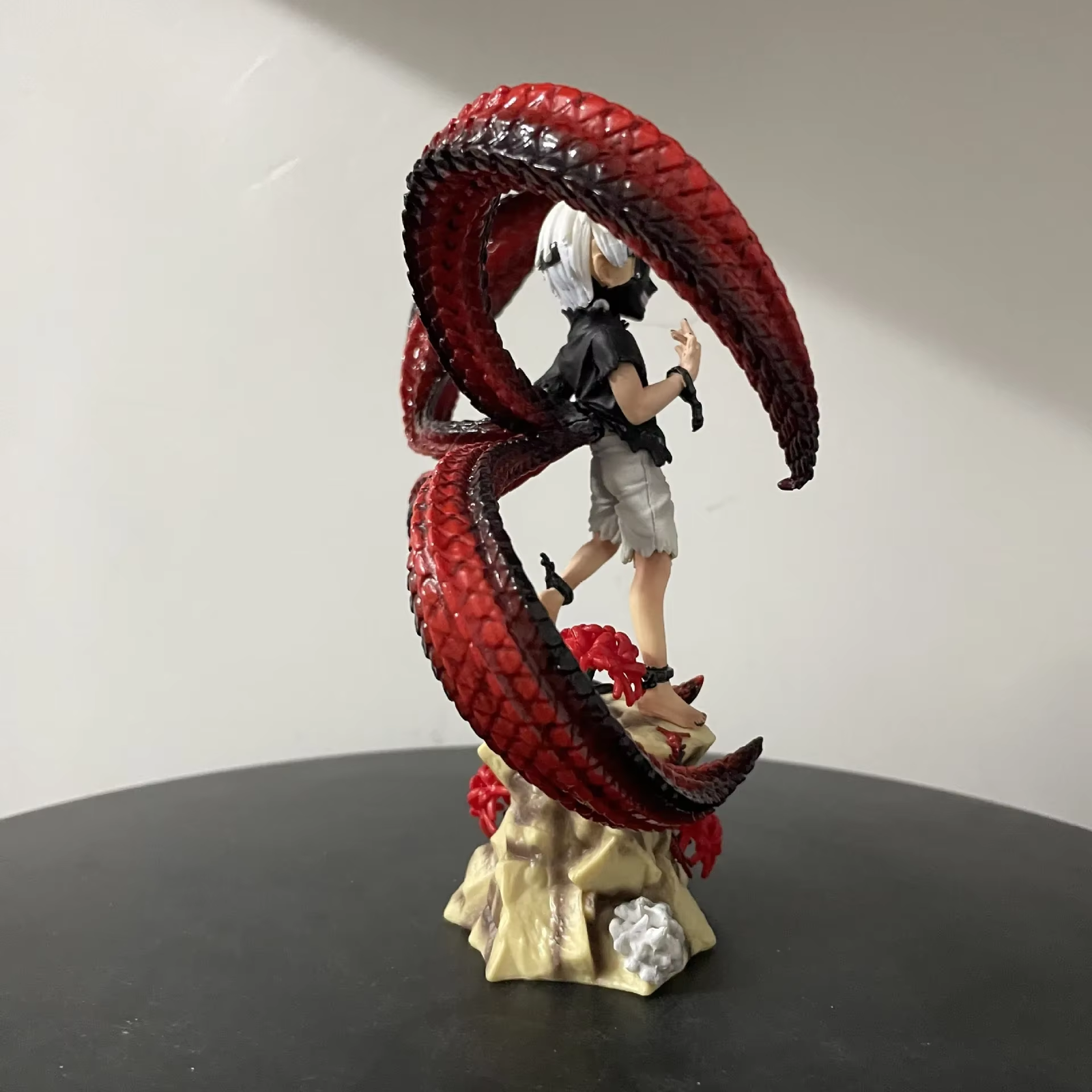 18Cm Tokyo Ghouls Kaneki Ken Centipede Q Edition Anime Figure Model Statue Boys 