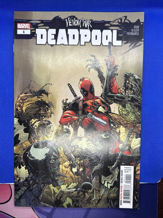 Venom War Deadpool #1 Unread Bagged & Boarded 🐶