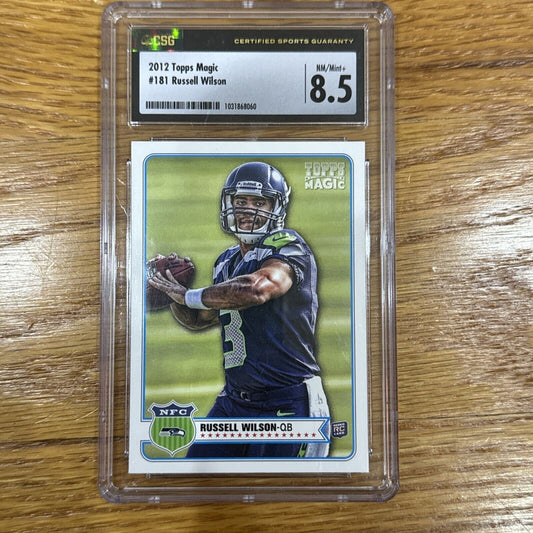 2012 Topps Magic - #181 Russell Wilson (RC) CSG 8.5