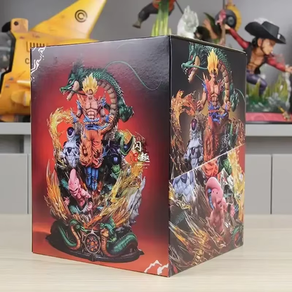 New 23Cm Dragon Ball Son Goku Figure Super Saiyan Figure Cell Shenron Buu Figure