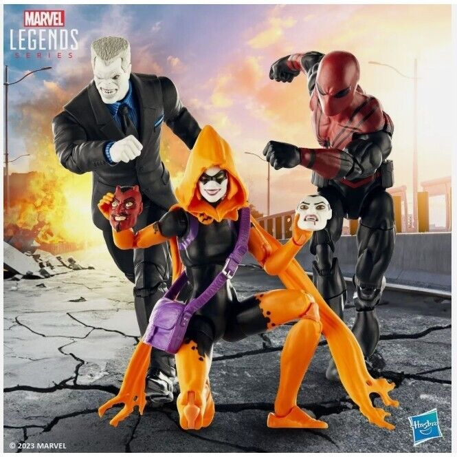 2024 Marvel Spider-Man Legends Retro Card Wave 4 6" Scale Hasbro Figures Set 6pc