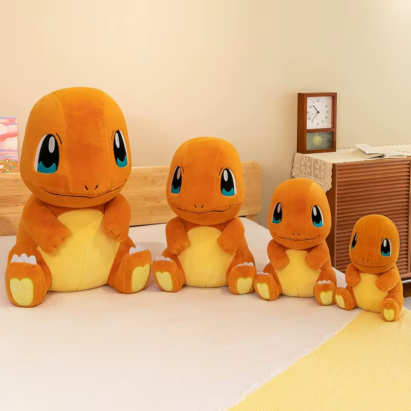 60Cm Cute Charmander Plush Doll Anime Pocket Monsters Kawaii Large Plush Toy Sof