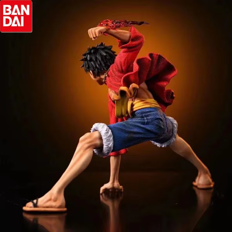 18Cm One Piece Luffy Figures Monkey D. Luffy Battle Style Action Figures Anime C