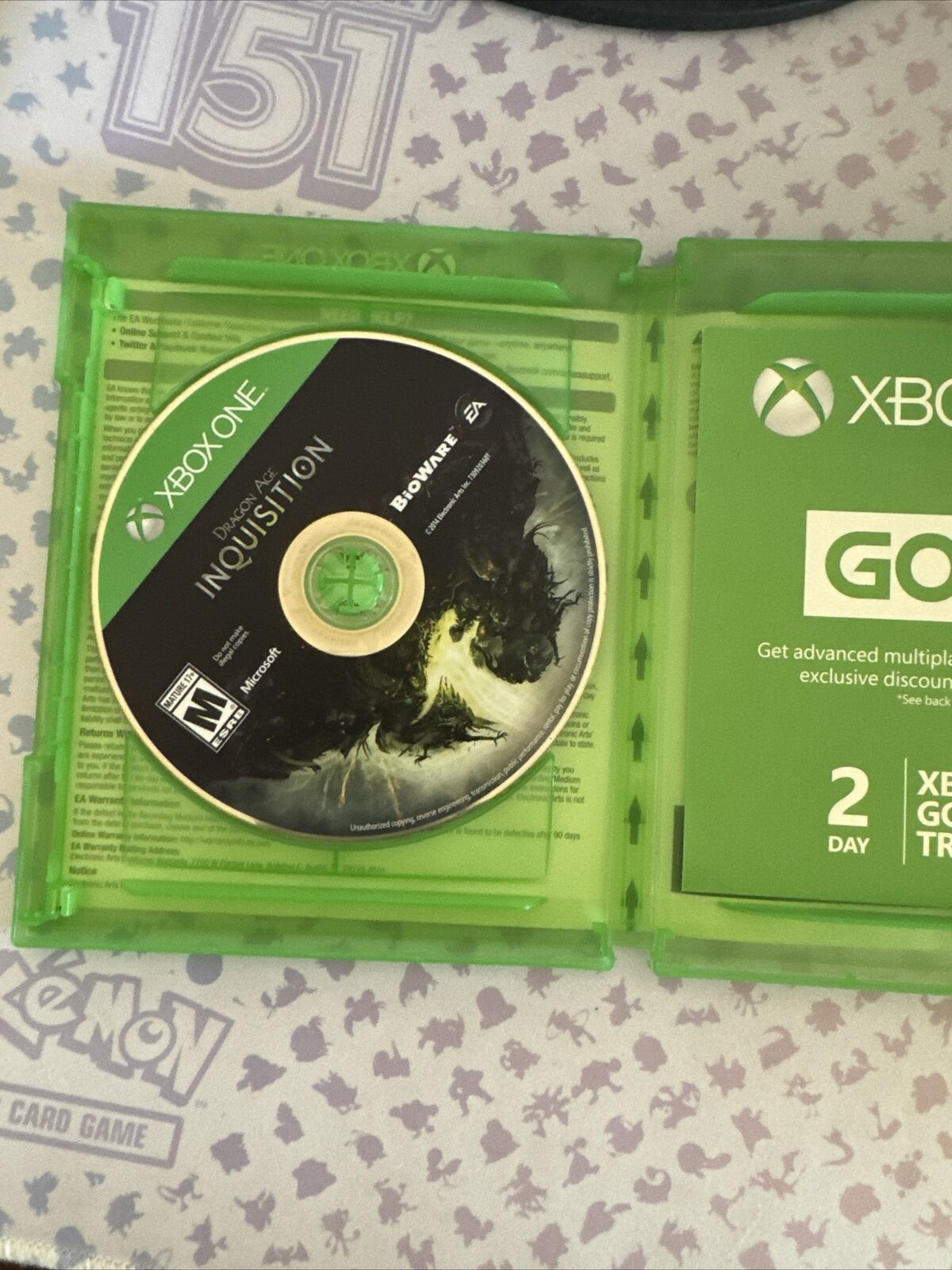 Dragon Age: Inquisition (Microsoft Xbox One, 2014) Complete In Box