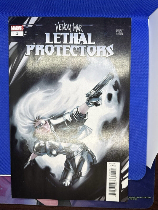 VENOM WAR: LETHAL PROTECTORS #1 MIGUEL MERCADO VARIANT  Silver Sable NM