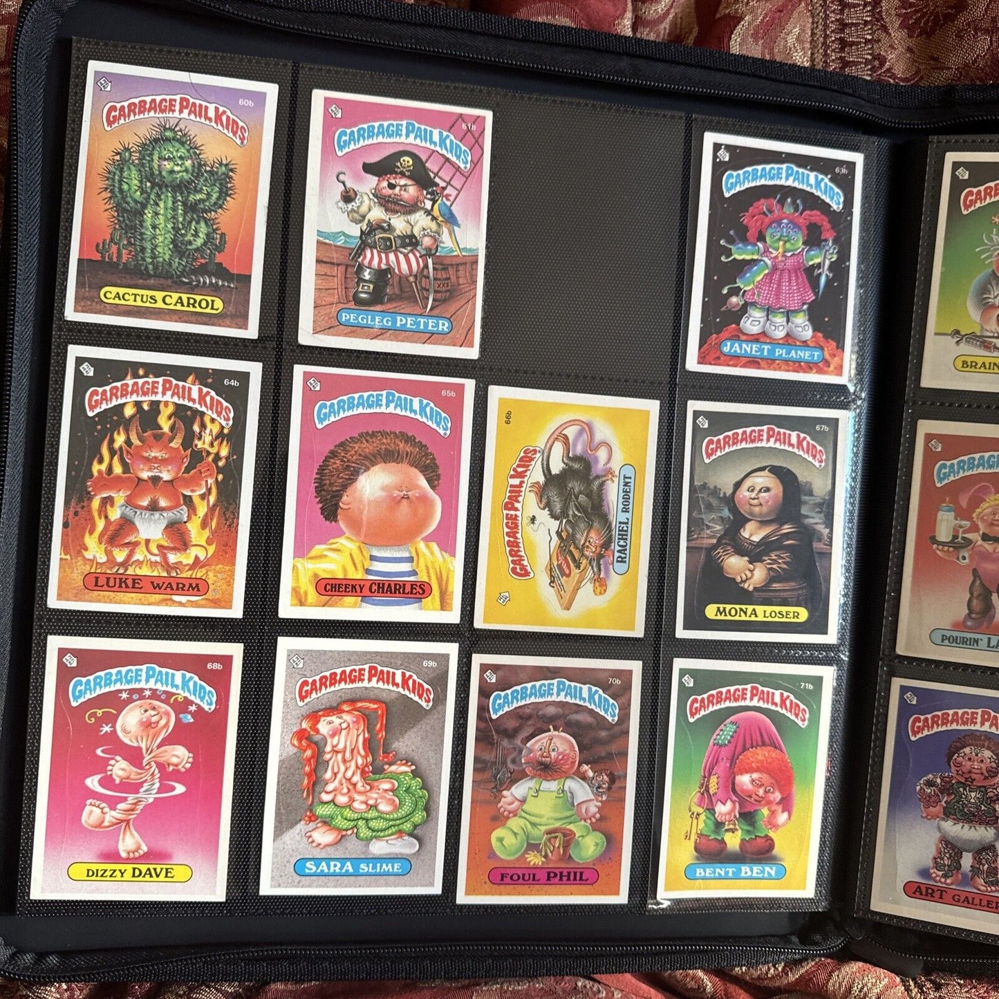 Lot of 424 (1985-1987) Vintage Garbage Pail Kids Sticker Cards - No Duplicates!
