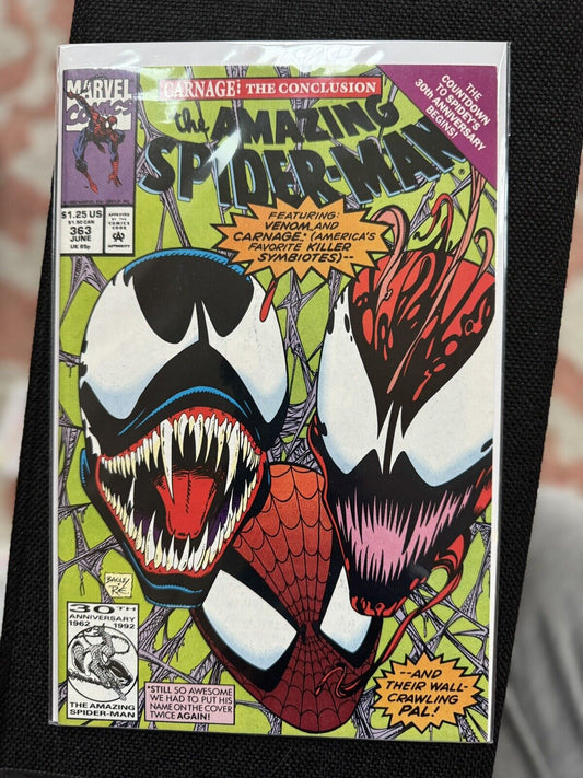 Amazing Spider-Man #363 Marvel Comics 1992 Third app of Carnage