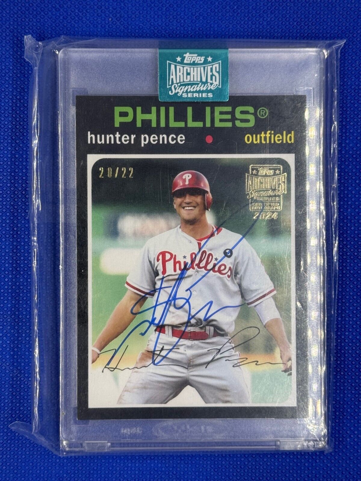 2024 Topps Archives Signatures Hunter Pence 20/22