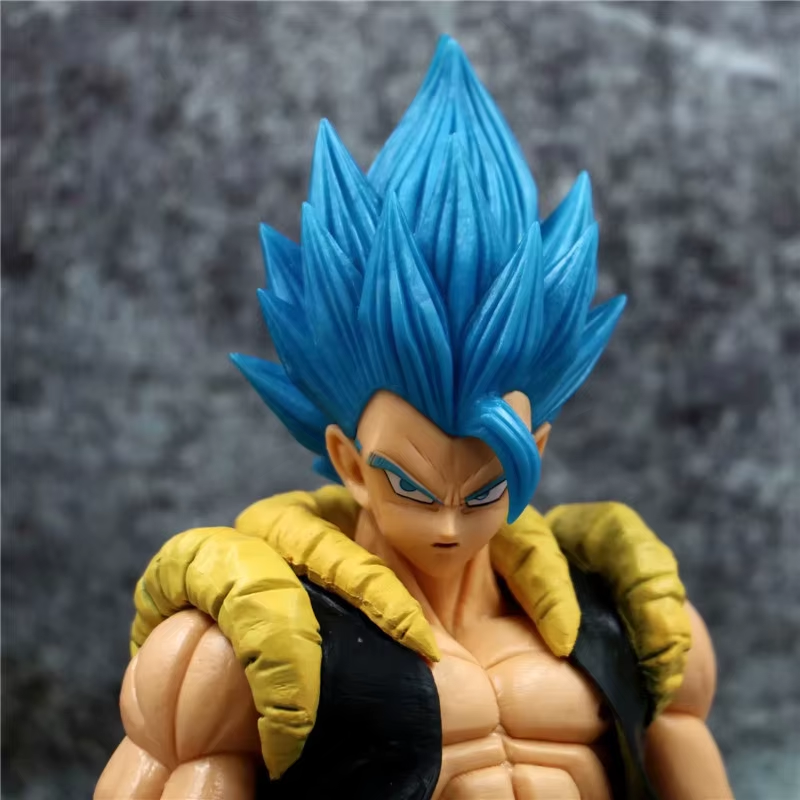 31CM Dragon Ball Z Super Saiyan Blue Gogeta Figure Toys Anime DBZ PVC Figurines 
