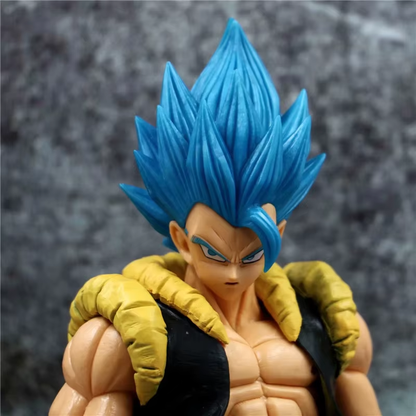 31CM Dragon Ball Z Super Saiyan Blue Gogeta Figure Toys Anime DBZ PVC Figurines 