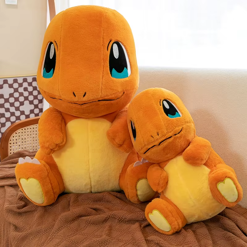 60Cm Cute Charmander Plush Doll Anime Pocket Monsters Kawaii Large Plush Toy Sof