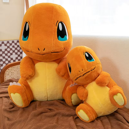 60Cm Cute Charmander Plush Doll Anime Pocket Monsters Kawaii Large Plush Toy Sof