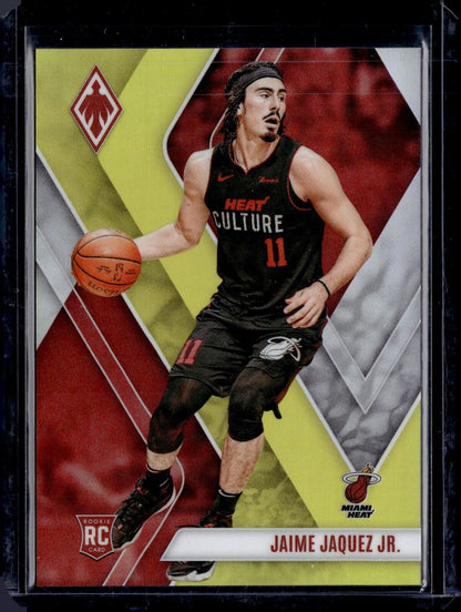 2023-24 Panini Phoenix Jaime Jaquez Jr. RC #280 Bronze Lazer #/49 Miami Heat