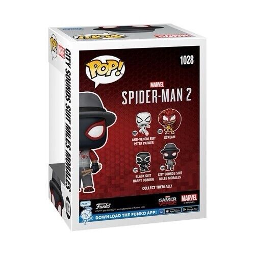 Spider-Man 2 Video Game City Sounds Suit Miles Morales Pop! #1028