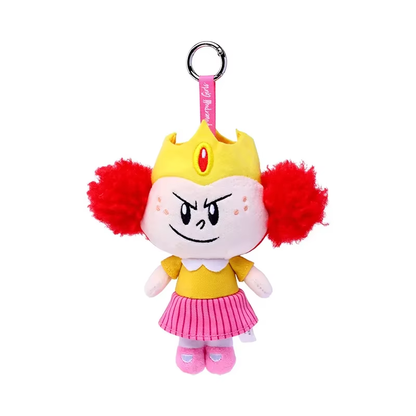 New Kawaii Anime the Powerpuff Girls Plush Keychain Mojo Jojo