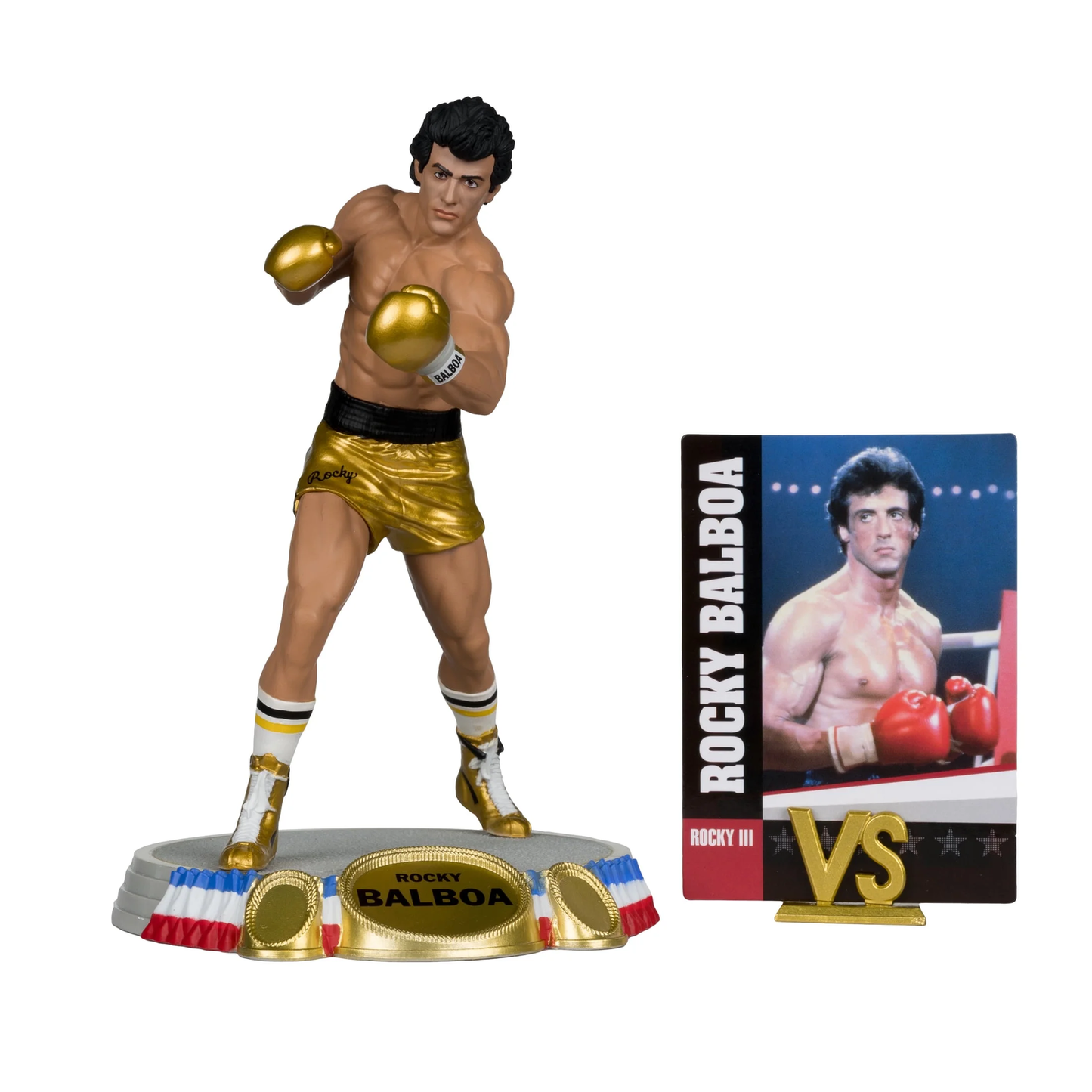 Rocky Balboa (Movie Maniacs: Rocky III) 6" Posed Figure -