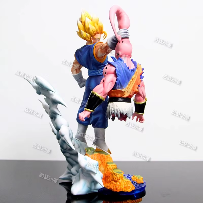 Anime Dragon Ball Son Goku Figure Super Saiyan Goku Vs Majin Buu Action Figures 