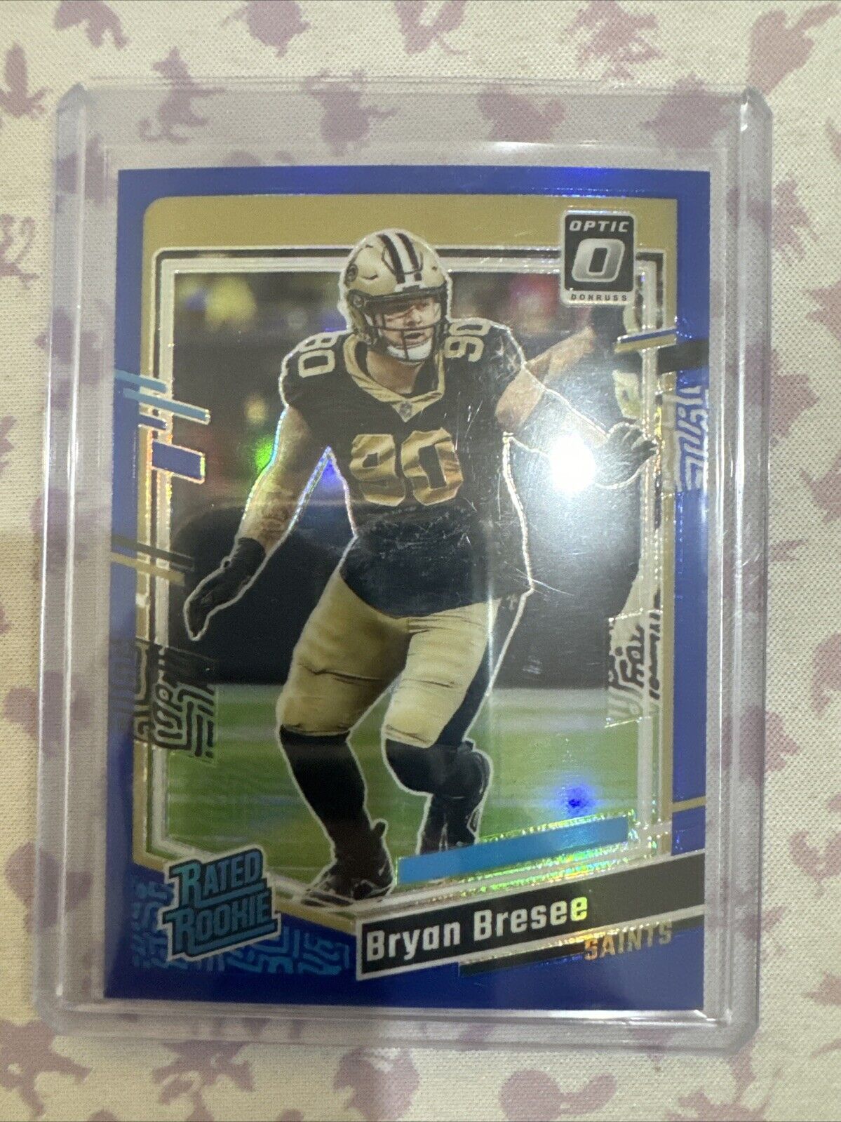 2023 Panini Donruss Optic Football Bryan Bresee Blue Rated Rookie #276 /199