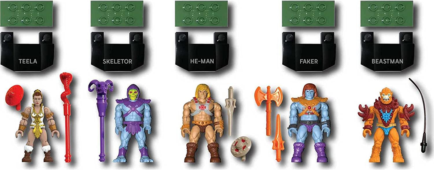 Mega Construx Heroes Battle for Eternia Collection Micro Action Figure Building 